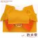 画像1: 女性用浴衣帯 リボン返し結びの垂れ付きの作り帯 日本製【黄色×オレンジ】 (1)