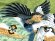 画像4: 七五三 5歳 男の子 フルセット 羽織 着物と縞袴のセット【抹茶、鷹と束ね熨斗・鼓】 (4)