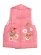 画像3: 被布コート ３歳女の子用 日本製 正絹 本絞り 刺繍柄の高級被布コート(単品)【ピンク、鈴】 (3)