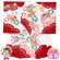 画像1: お宮参り 着物 女の子 本絞り 手描き友禅 日本製 赤ちゃんのお祝い着 (初着 産着) 正絹【赤ｘ白、雲に鞠】 (1)