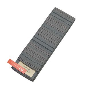 画像5: メンズ 浴衣セット 男性用浴衣 平織 紳士浴衣 M/L/LLサイズ 角帯 雪駄の３点セット【紺系、交差】 (5)