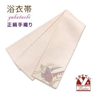 【夏帯】正絹　作り帯　袋帯　ベージュ系 20%OFF】袋帯 夏物 夏帯 正絹 リサイクル帯 仕立て上がり 小紋