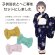 画像2: 子供浴衣セット 女の子ゆかた しわ兵児帯 2点セット 100/110/120サイズ【選べる５種類】 (2)