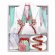 画像9: 七五三 着物 3歳 女の子 フルセット 古典柄の被布コートセット【白ｘ水色、鞠】 (9)