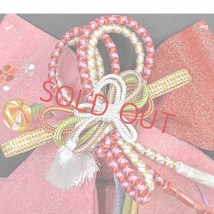 画像7: 七五三 着物 3歳 女の子 フルセット 正絹 友禅柄 三つ身の絵羽着物 小寸結び帯・小物セット【赤、桜】 (7)