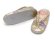 画像3: 子供草履 七五三 京都西陣 3歳 7歳 女の子 金襴生地 草履 16.5cm/18.0cm/21.0cm【白銀系、七宝に菊】 (3)