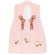 画像2: 【アウトレット 美品】 被布 単品 七五三 3歳 女の子 表地正絹 友禅 被布コート【ピンク、橘と桐】 (2)