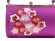 画像3: 七五三 7歳 子ども用 日本製 高級草履バッグセット 表地正絹のバッグと 三枚芯草履【紫、桜】 (3)
