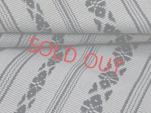 画像3: 角帯 ワンタッチで結べるメンズ作り帯 献上柄 男帯【グレー】 (3)