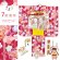 画像1: 七五三 着物 フルセット 2025年新作 ７歳 女の子 古典柄のお祝い着と結び帯＆箱せこセット 合繊【赤、古典桜】 (1)