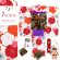 画像1: 七五三 着物 7歳 女の子 フルセット 古典柄 総柄の子供着物セット 合繊【ピンク、梅と菊】 (1)