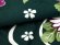 画像6: 七五三 着物 7歳 女の子 古典柄の子供着物 小紋柄(総柄) きもの 襦袢付き 合繊【深緑、流水に梅・菊】 (6)