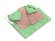 画像2: 【アウトレット品】 浴衣帯 レディース 小袋帯の作り帯 単品 結び帯【黄緑、桜市松】 (2)