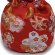 画像3: 七五三 子供草履＆巾着 2点セット 高級 京都西陣 3歳 7歳 女の子  草履 16.5cm/18.0cm/21.0cm【赤、桜爛漫】 (3)