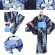 画像7: 浴衣セット セパレート レディース R・Kブランド 2025年新作 着付け簡単 二部式浴衣と兵児帯【紺・桜紅葉】 (7)