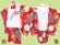 画像2: 七五三 着物 3歳 女の子のお祝い着セット “式部浪漫 ” 女の子の被布コートセット(合繊)【白×赤 古典桜】 (2)