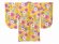 画像5: 卒業式の着物 小紋柄の二尺袖 単品 ショート丈 フリーサイズ【黄色系、花柄】 (5)