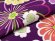 画像3: 卒業式 袴 セット 二尺袖着物 ショート丈 無地袴 2点セット 合繊【紫、花柄】 (3)