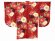 画像2: 卒業式 袴セット 女性用 二尺袖着物 ショート丈 刺繍ぼかし袴 2点セット(合繊)【赤、牡丹】 (2)