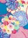画像4: 卒業式 袴セット 女性用 二尺袖着物 ショート丈 刺繍袴 2点セット(合繊)【水色、雲と花束】 (4)