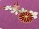画像3: 本麻 刺繍入り 半幅帯 浴衣帯 小袋帯【薄紫 菊】 (3)