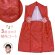 画像1: 七五三 被布コート ３歳女の子用 七五三 被布コート(単品) 合繊【赤】 (1)