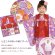 画像2: 七五三 着物 3歳 女の子 被布コート セット ポリエステル製 シンプル かわいい 人気柄【赤ｘ薄赤紫、古典柄】 (2)