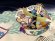 画像4: 七五三 男の子 着物 5歳 日本製 正絹 手描き友禅 金駒刺繍 羽織 着物 アンサンブル【黒系、宝】 (4)