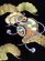 画像7: お宮参り 男の子 着物 正絹 刺繍柄 日本製 赤ちゃんのお祝い着 （初着 産着） 襦袢付き【黒地、兜と帷子】 (7)