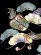 画像6: お宮参り 男の子 着物 正絹 刺繍柄 日本製 赤ちゃんのお祝い着 （初着 産着） 襦袢付き【黒地、鷹と帷子】 (6)
