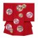 画像2: お宮参り 女の子 着物 正絹 金駒刺繍 赤ちゃんのお祝い着 初着 産着 襦袢付き【赤、蝶】 (2)