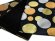 画像3: 振袖用袋帯 成人式に 日本製 全通柄 華やかな柄の袋帯(合繊) 仕立て上がり【黒地、水玉】 (3)