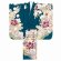 画像3: 七五三 7歳 フルセット 金駒刺繍 上質合繊 四つ身の着物と結び帯 フルセット【青緑系、椿と雪輪】 (3)