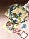 画像3: お宮参り 男の子 着物 正絹 日本製 手描き 赤ちゃんのお祝い着(初着 産着) 襦袢付き【焦茶系、龍と小槌】 (3)