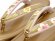 画像5: 草履バッグセット 成人式 お正月 振袖に 4枚芯の草履（ヒール6.5cm） 和装バッグセット フリーサイズ【ゴールド】 (5)