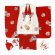 画像4: 七五三着物 3歳 女の子 正絹 友禅風柄の被布コートと着物 オリジナル・コーディネートセット【紅白、鞠】 (4)