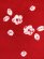 画像4: 七五三 7歳 女の子用 日本製 正絹 本絞り 刺繍入り 絵羽付け 四つ身の着物【赤、鈴と花輪】 (4)