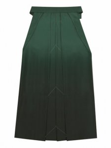 画像5: 卒業式 袴 女性用 刺繍入りぼかし袴【濃淡緑、矢羽根・梅】[S/M/L/2Lサイズ] (5)