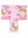 画像5: お宮参り 女の子 着物 初着 産着 上質国産生地 洗えるお祝い着【ピンク、花車にうさぎ】 (5)
