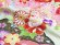 画像4: 七五三 7歳 着物 正絹 フルセット 女の子用 絵羽柄の子供着物 作り帯セット【赤、古典 桜と菊】 (4)