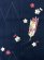 画像3: 卒業式 小学生向け ジュニアサイズの女の子用刺繍入り袴(140サイズ)【紺、矢絣と梅】 (3)
