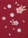 画像2: 七五三 3歳女の子用 桜刺繍の子供袴【ローズ】 紐下丈55cm(100サイズ) (2)